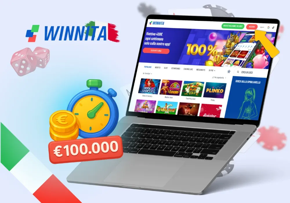 App mobile Winnita per smartphone Android e iOS